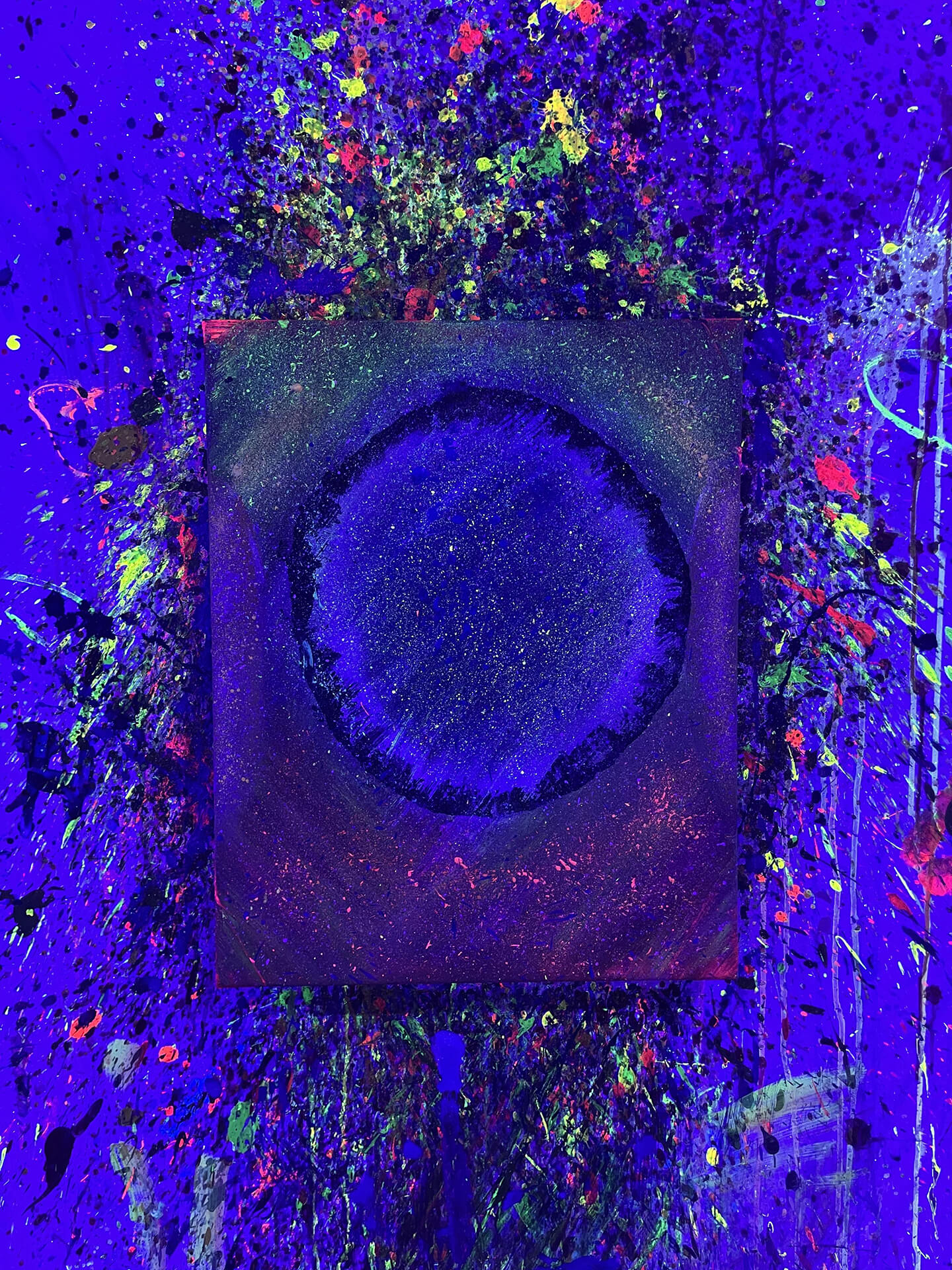 Mirror Garden At Night